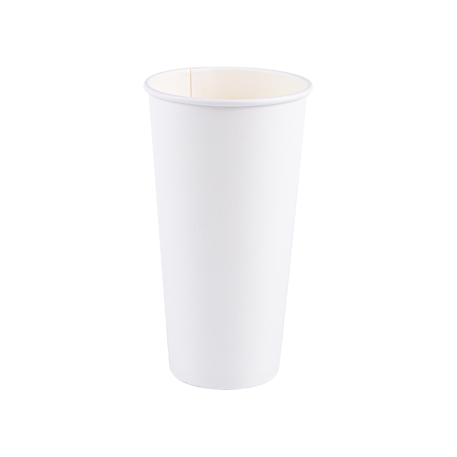 16 oz (500 ml) PLA biologiskt nedbrytbar enväggspapperskopp