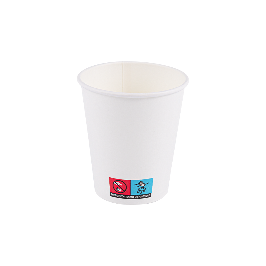 7,5 oz engångspappersmugg för engångsvägg för automatmugg