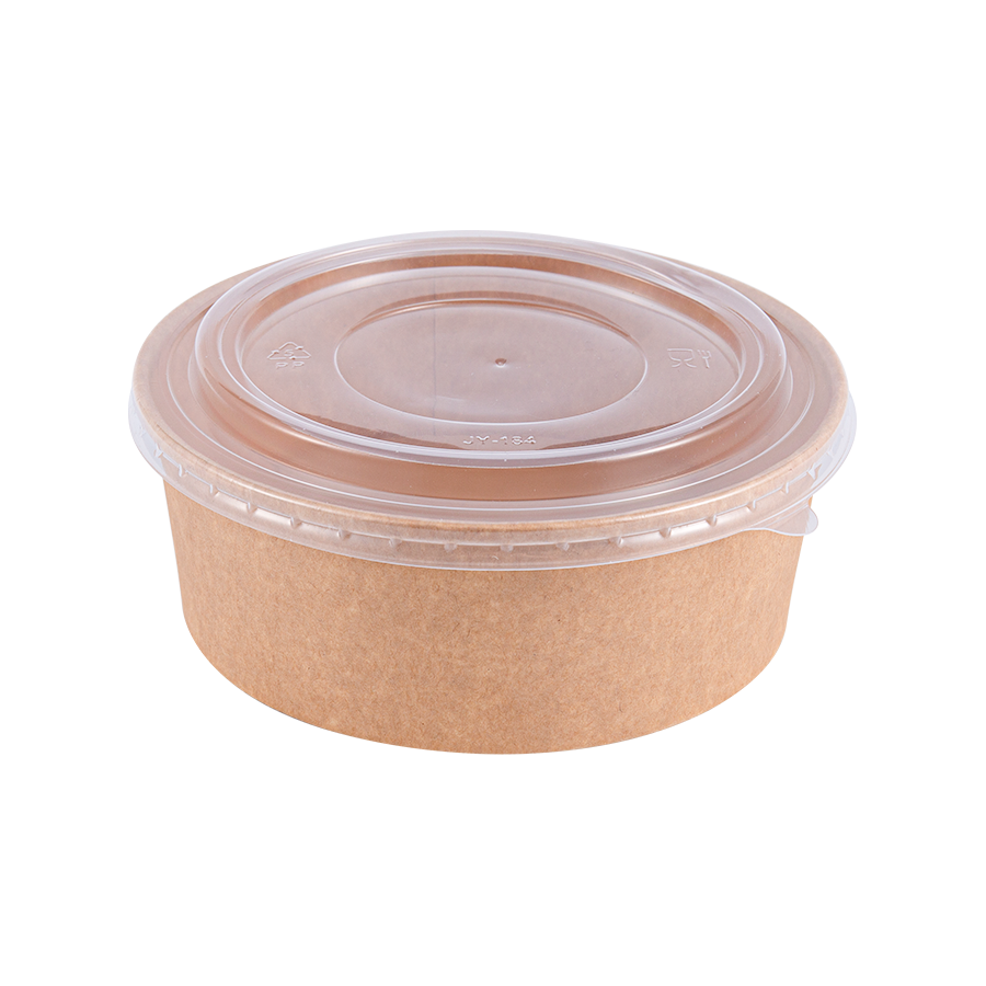 500 ml fettbeständig kraftpappersskål med 150 mm öppningsdiameter