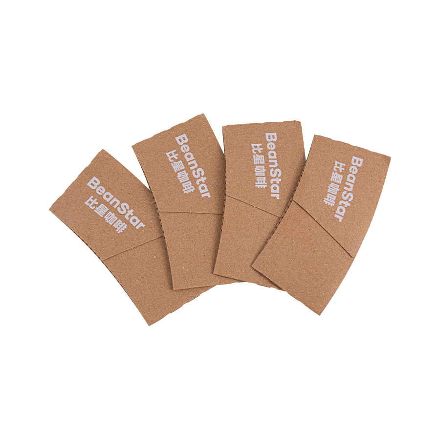 Gul Kraft Dubbellagers Cup Sleeve